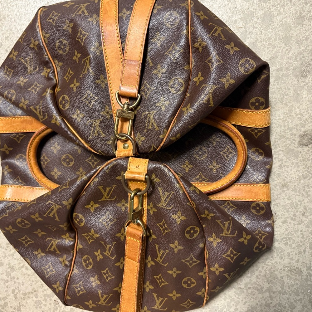 Louis Vuitton Monogram Canvas Brown and Tan  Carryall 45
